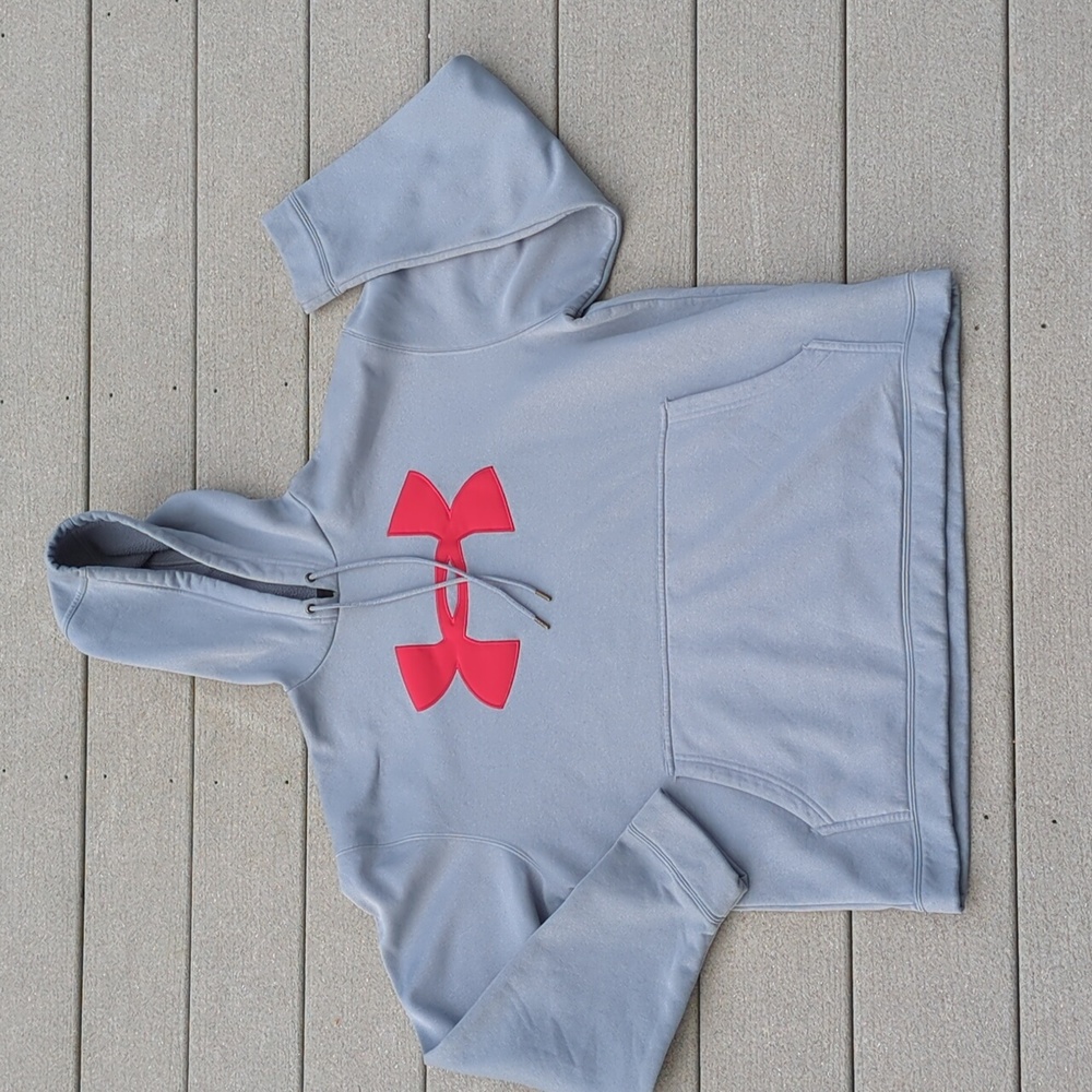 Under Armour Big Logo Fleece Lined Hoodie Sweatshirt